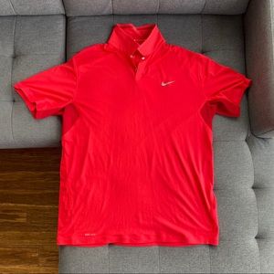 Nike Dri-FIT Tiger Woods Red Polo